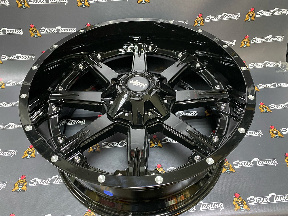 картинка Новые диски DPS R20 J9 ET(-12) 6x139.7/135 Black Gloss от магазина  StreetTuning