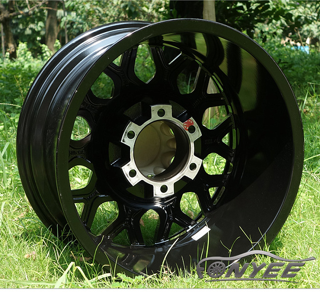 картинка Новые диски Black Rhino Sprocket R17 6X139,7 ET-10 J8,5 черный глянец магазин  StreetTuning 