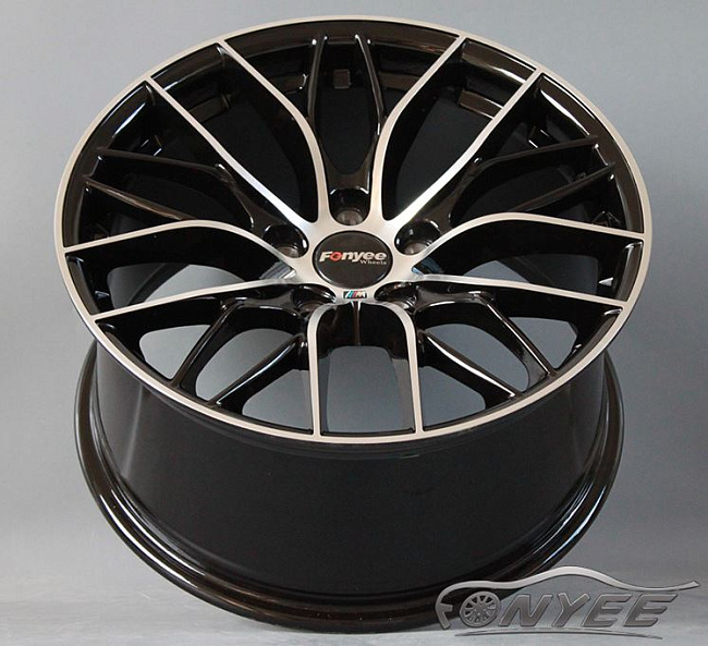 картинка Новые диски BMW Double Spoke 405M R19 5x120 ET38 J9,5 черный глянец + серебро магазин  StreetTuning 