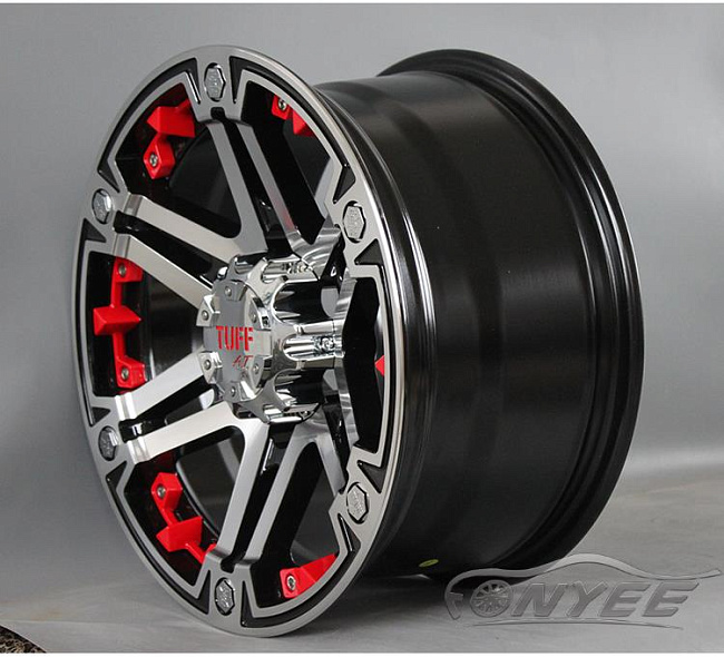 картинка Новые диски TUFF R16 6X139,7 ET-10 J8 серебряные магазин  StreetTuning 