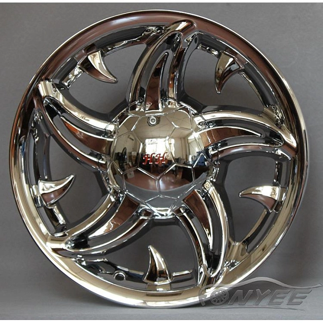 картинка Эксклюзивные диски HH R14 ET25 4x100/114,3 J6,5 хром золото магазин  StreetTuning 