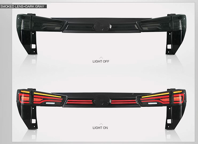 картинка Задние светодиодные фонари для TOYOTA INNOVA CRYSTA 2016-UP средняя часть без фар магазин  StreetTuning 