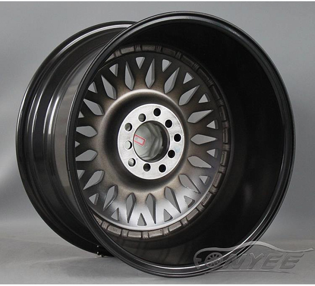 картинка Новые диски BBS RS R17 4X100/4X114,3 ET20 J8,5 черный мат + серебристые болтики магазин  StreetTuning 