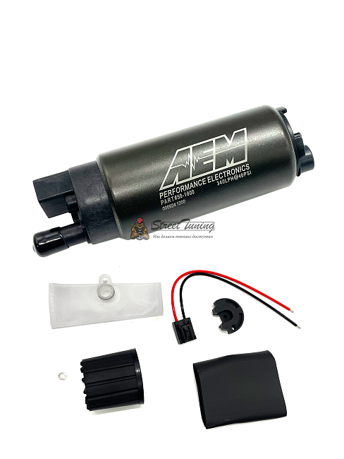 картинка Топливный насос AEM 340LPH 50-1000 High Flow In-Tank Fuel Pump Kit магазин  StreetTuning 