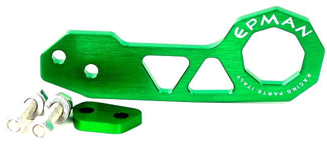 картинка Буксировочная петля Epman зеленая, задняя магазин  StreetTuning 