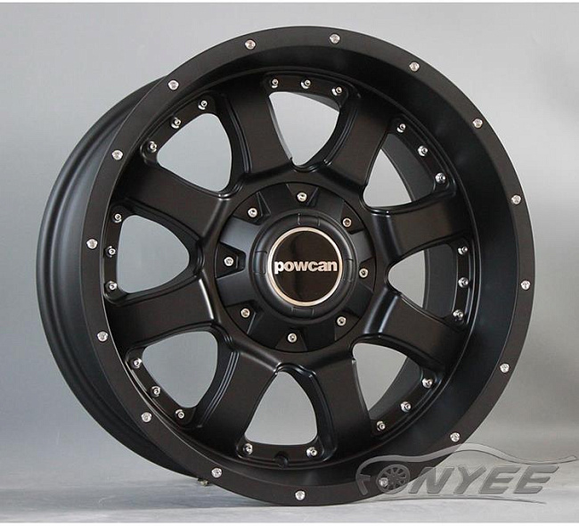 картинка Новые диски Powcan R17 J9 ET0 6x139,7 черный мат магазин  StreetTuning 