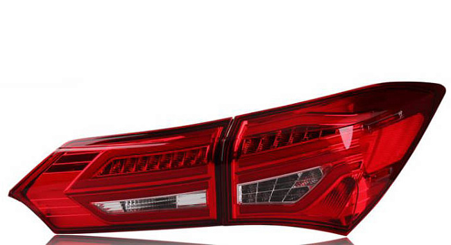 картинка Задние фонари для Toyota Corolla 160 2014-2016 г прозрачные магазин  StreetTuning 