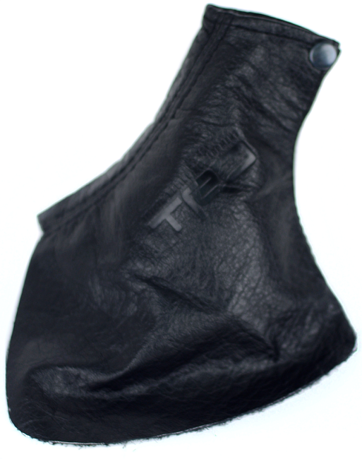 картинка Чехол на ручник для  Toyota MARKII 90 TRD , Кожа, черная  строчка магазин  StreetTuning 