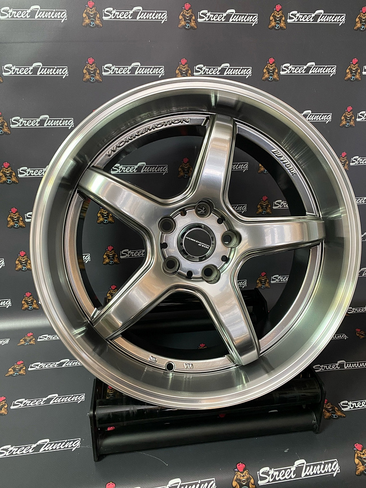 картинка Новые диски Work T5R 2P R18 J8.5 ET28 5x114.3 Hyper Black от магазина  StreetTuning