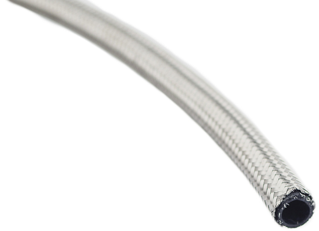 картинка Маслобензостойкий армированный шланг в металлической оплетке AN10 магазин  StreetTuning 