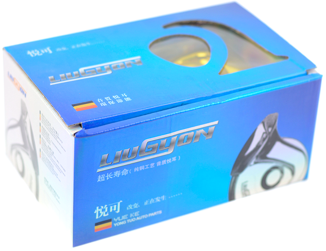 картинка Клаксоны LiuGyon Gold магазин  StreetTuning 