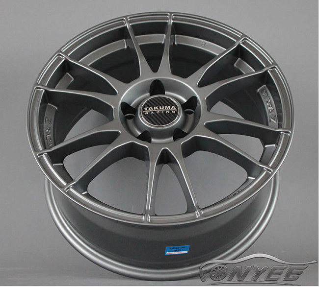 картинка Новые диски TAKUMA RLN R17 5X114,3 ET38 J7,5 серый мат магазин  StreetTuning 