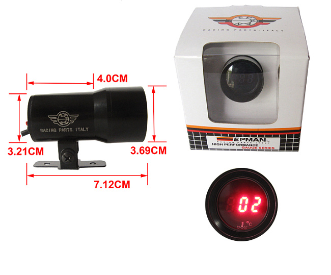 картинка Датчик температуры охлаждающей жидкости Epman 37 мм , черный магазин  StreetTuning 
