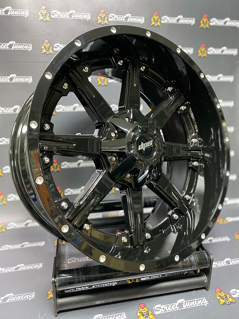картинка Новые диски DPS R20 J9 ET(-12) 6x139.7/135 Black Gloss магазин  StreetTuning 