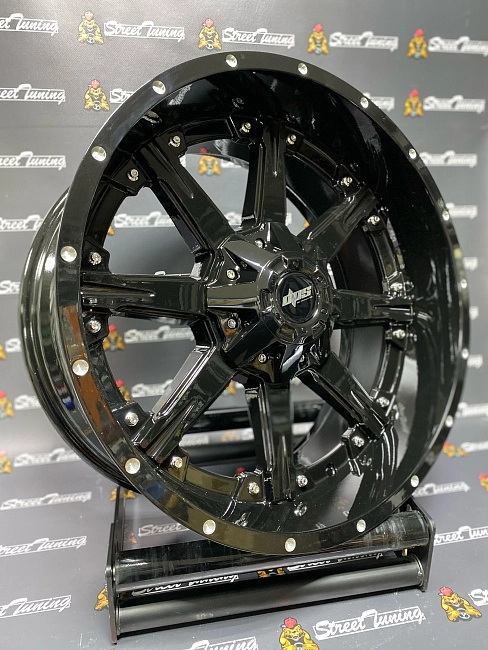 картинка Новые диски DPS R20 J9 ET(-12) 6x139.7/135 Black Gloss магазин  StreetTuning 