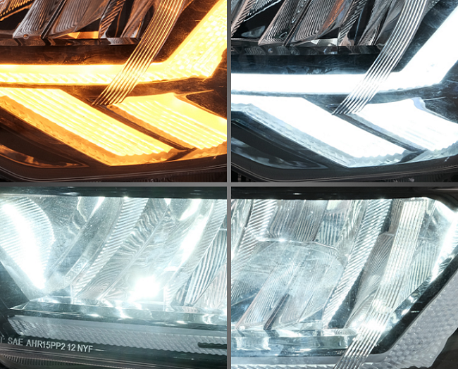 картинка Передние светодиодные фары для Toyota 4 Runner c 2014 по 2021г магазин  StreetTuning 