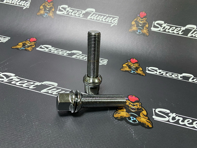 картинка Колесный болт Starleks M14x1.5 высота 50 мм, вращающаяся сфера, кл. 17 магазин  StreetTuning 