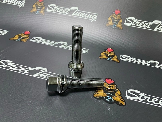 картинка Колесный болт Starleks M14x1.5 высота 50 мм, вращающаяся сфера, кл. 17 магазин  StreetTuning 