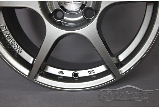 картинка Новые диски Buddy club p1 R15 4х100 ET35 J7 серебро магазин  StreetTuning 