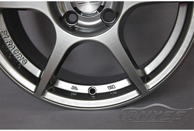 картинка Новые диски Buddy club p1 R15 4х100 ET35 J7 серебро магазин  StreetTuning 