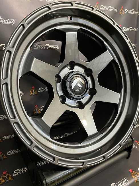 картинка Новые диски Fuel D572 R17 J9 ET(-12) 6x139.7 Grey магазин  StreetTuning 