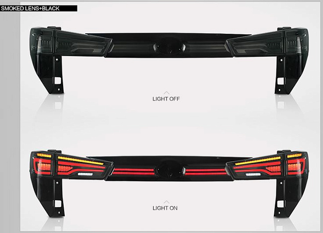 картинка Задние светодиодные фонари для TOYOTA INNOVA CRYSTA 2016-UP средняя часть без фар магазин  StreetTuning 