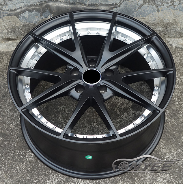 картинка Новые диски HRE S104 реплика R18 5x112 ET35 J8,5 черные магазин  StreetTuning 