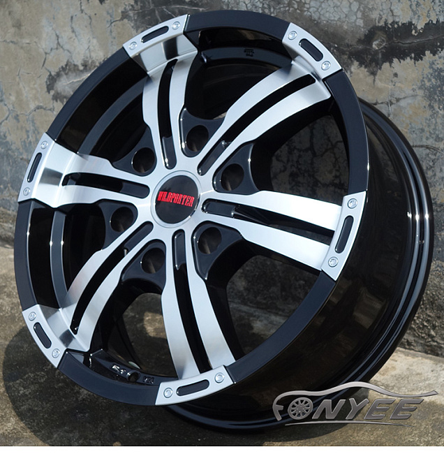 картинка Новые диски WILDPORTER CROSS SIX R16 J6,5 ET38 6x139,7 черный глянец + серебро магазин  StreetTuning 