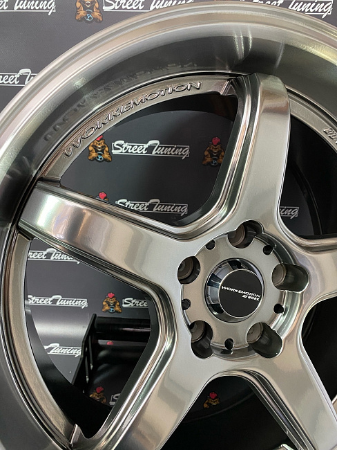 картинка Новые диски Work T5R 2P R18 J8.5 ET28 5x114.3 Hyper Black магазин  StreetTuning 