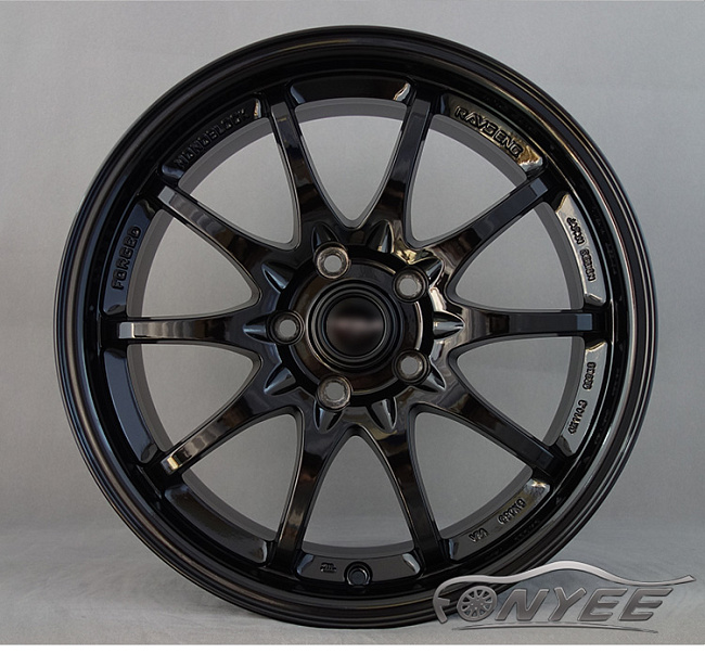 картинка Новые диски RAYS CE28N R17 5X114,3 ET35 J7,5 черный глянец магазин  StreetTuning 