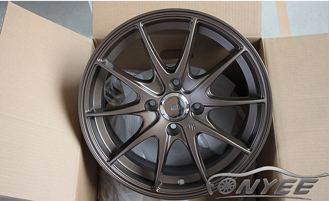 картинка Новые диски Rays G25 R15 5X100 ET38 J6,5 бронзовые матовые магазин  StreetTuning 