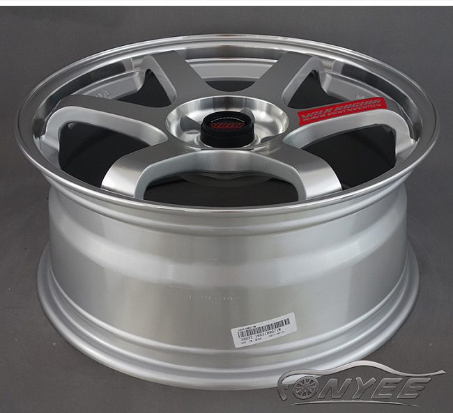 картинка Новые диски Rays TE37 R18 5X112 ET40 J8 серебро полированное + полированная полка магазин  StreetTuning 