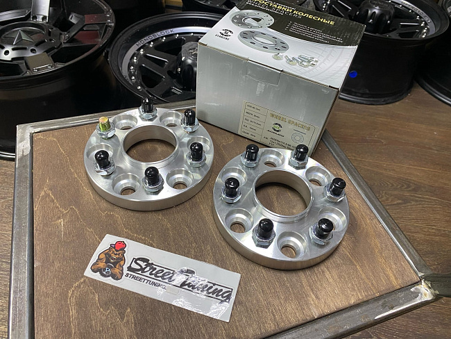 картинка Проставка Starleks 20 мм 6x114.3 12x1.25 цо 66.1 Silver магазин  StreetTuning 