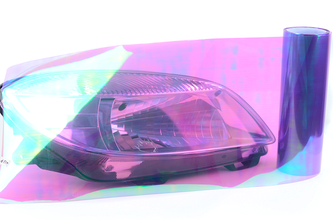 картинка Тонировка для фар хамелеон, фиолетового цвета магазин  StreetTuning 