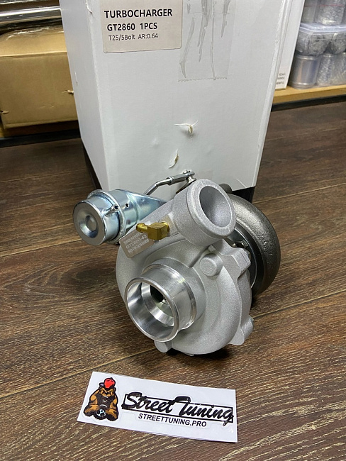 картинка Новая турбина TBO GT2860 втулочная магазин  StreetTuning 