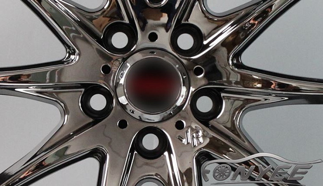 картинка Новые диски Rays G25 R19 5X114,3 ET38 J8,5 черный хром магазин  StreetTuning 