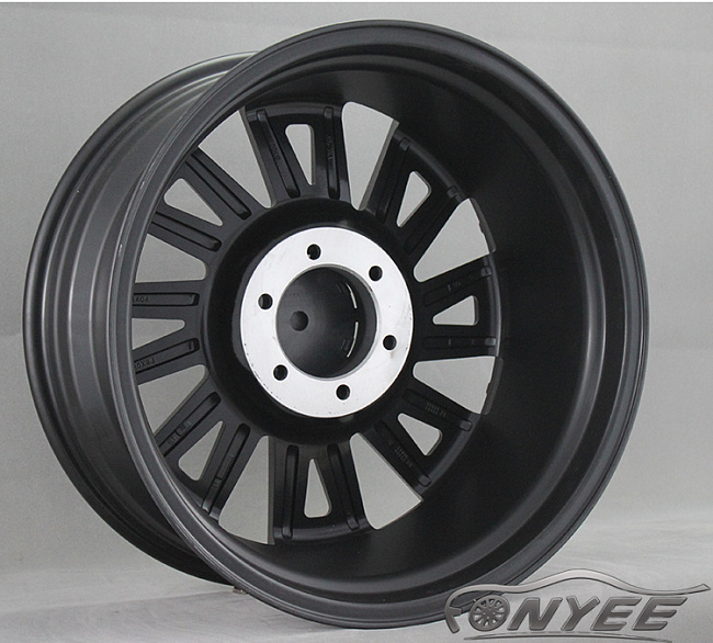 картинка Новые диски Worx 810 R20 6X139,7 ET18 J9 черный мат + серебро магазин  StreetTuning 