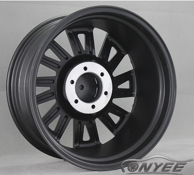 картинка Новые диски Worx 810 R20 6X139,7 ET18 J9 черный мат + серебро магазин  StreetTuning 