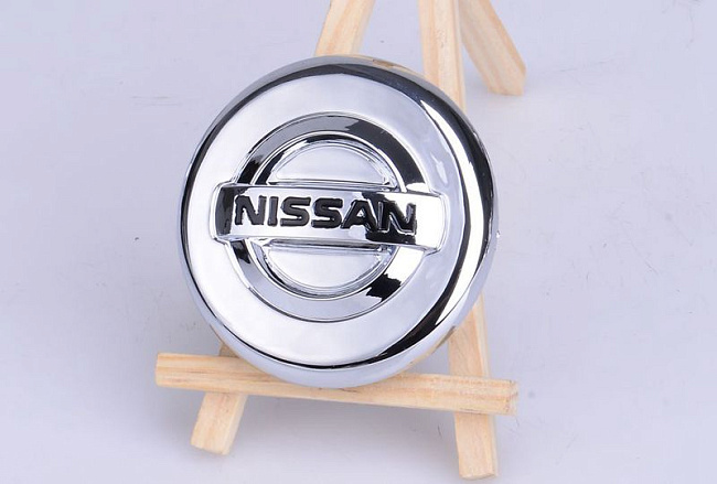 картинка Колпачок на литье хром Nissan,C-553 (внешний 73mm, внутренний 63mm) магазин  StreetTuning 