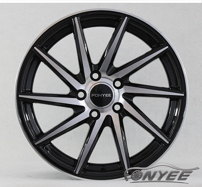 картинка Новые диски Vossen CVT-R Replica R16 5X105 ET40 J6,5 черный глянец + серебро магазин  StreetTuning 