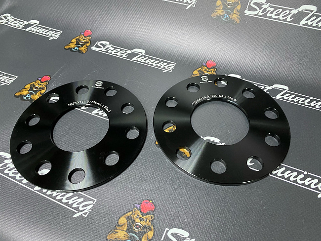 картинка Проставка Starleks 5 мм 5x114.3/120 цо 64.1 сквозная, Black магазин  StreetTuning 