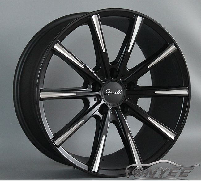 картинка Новые диски Gianelle Cuba-10 R18 5X120 ET40 J8 черный + серебро магазин  StreetTuning 