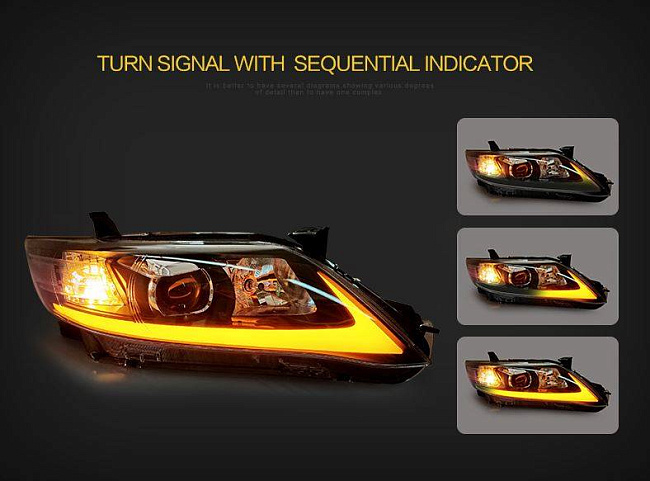 картинка Передние фары для Toyota Camry 2009-2011 г магазин  StreetTuning 