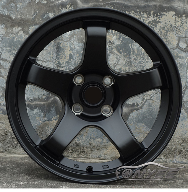 картинка Новые диски Bee*R B5 R15 4x100 ET10 J8 черный мат магазин  StreetTuning 