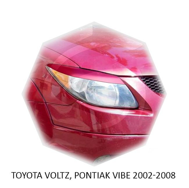 картинка Реснички на фары для  TOYOTA VOLTZ, PONTIAK VIBE 2002-2008г магазин  StreetTuning 