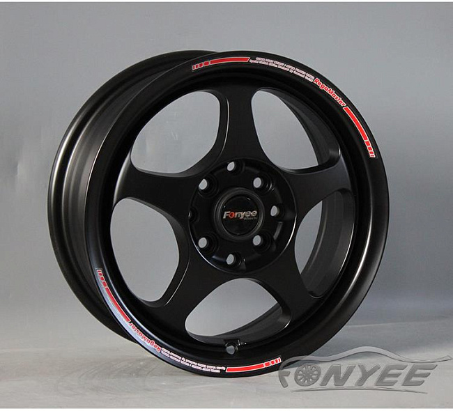 картинка Новые диски Regamaster R14 4X100/4X114,3 ET35 J5,5 черный мат магазин  StreetTuning 