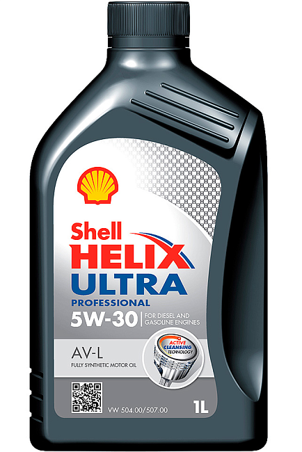 картинка Синтетическое моторное масло Shell Helix Ultra Prof AV-L 5W-30 - 1л магазин  StreetTuning 