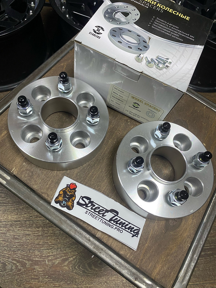 картинка Проставка Starleks 40 мм 4x98 цо 58.6 шпилечная M12x1,25 от магазина  StreetTuning
