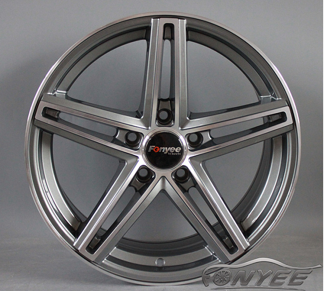 картинка Новые диски Vossen CV5 Replica R17 5X114,3 ET40 J7,5 серый + серебро магазин  StreetTuning 