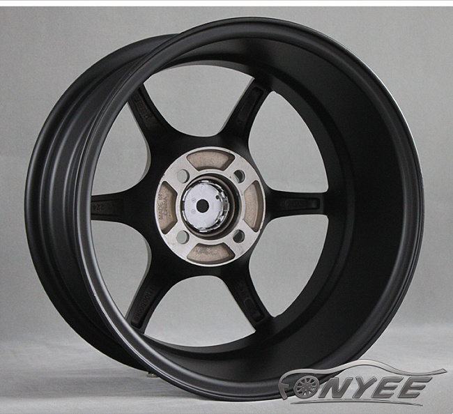 картинка Новые диски Buddy club p1 R15 4х100 ET35 J7 черный мат магазин  StreetTuning 